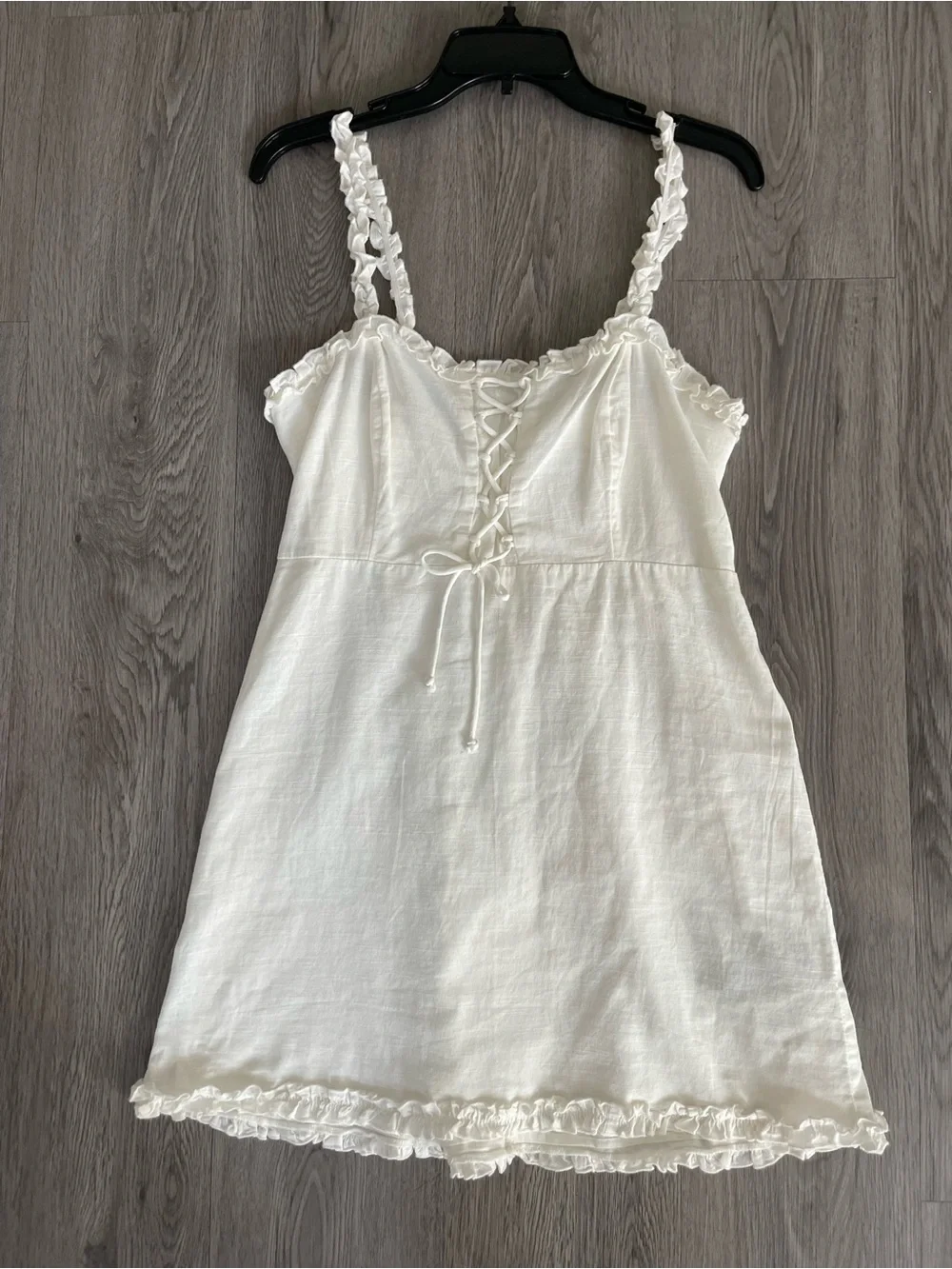 Urban outfitters Robin lace up mini dress medium